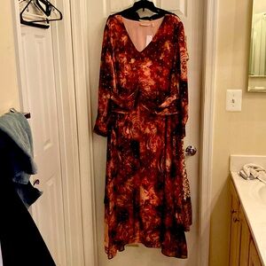 Brand: Soft Surroundings, special occasions dress, sheer long sleeves,